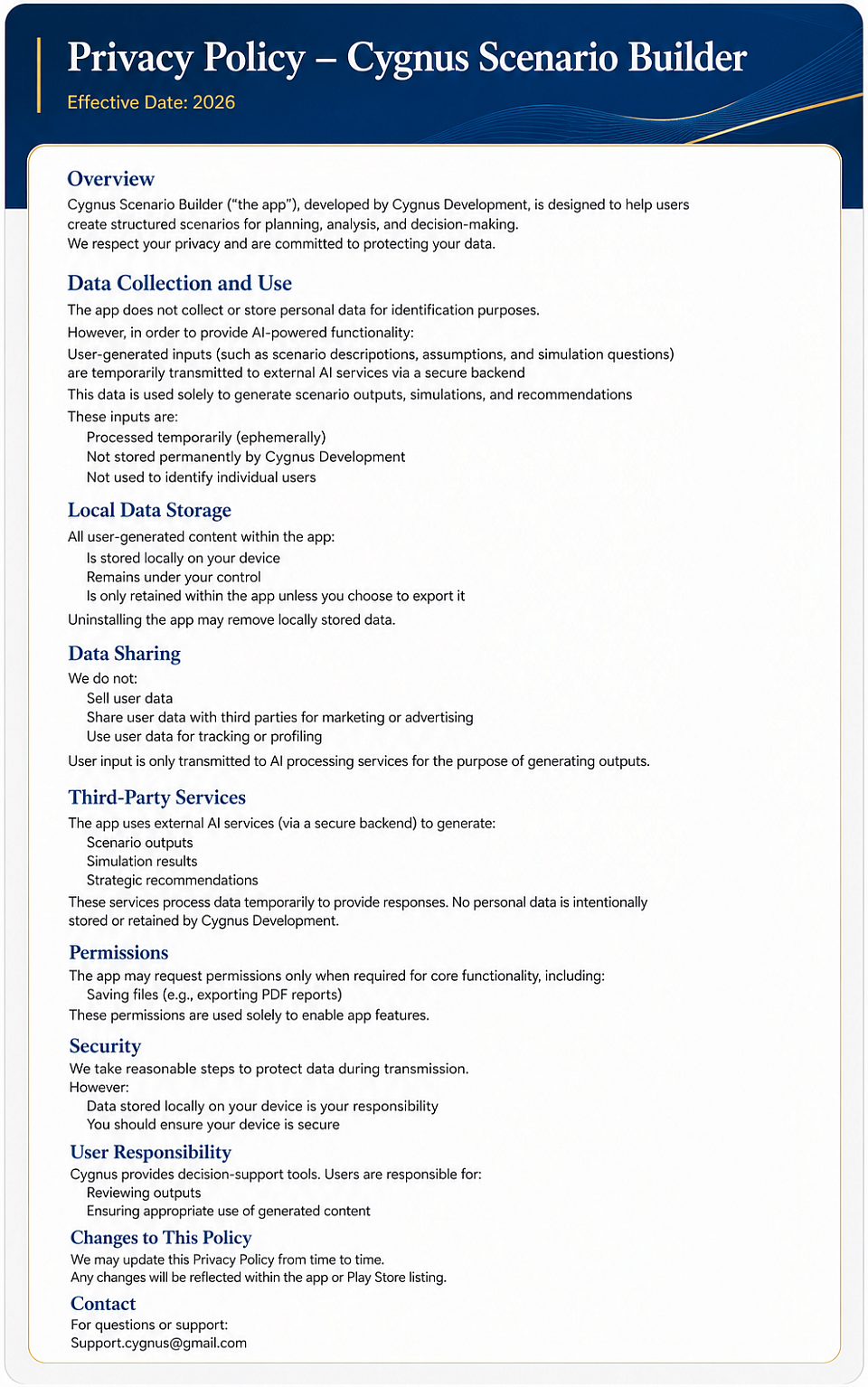 Privacy Policy